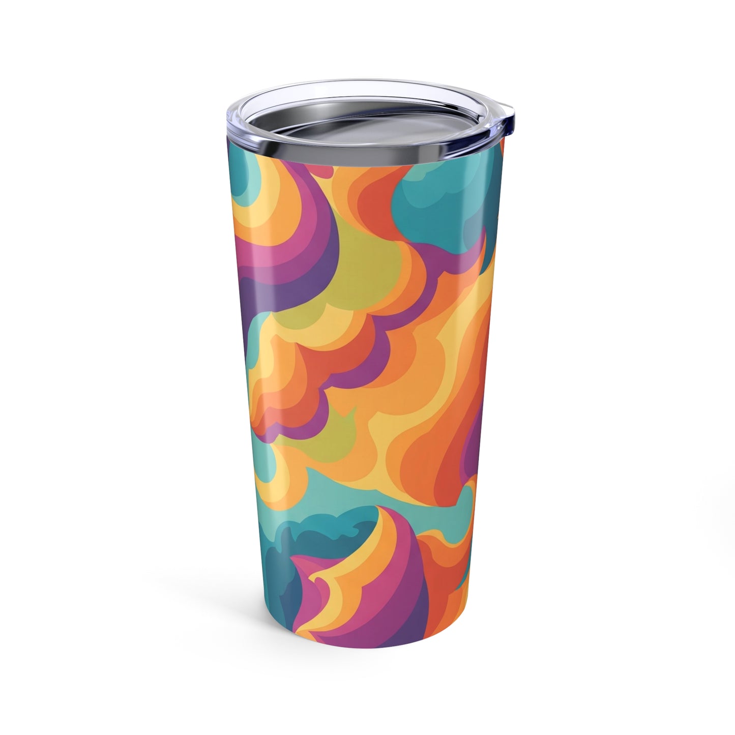 20oz Stainless Steel Tumbler With Double Wall Vacuum Insulation For Hot Or Cold Beverages Spill Resistant Travel