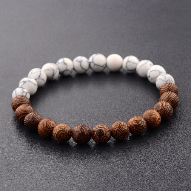Round Wooden Beaded Bracelet Wood Bead Bracelet Gift For Anniversary Celebration Trade Fair Tourism For Daily Wear