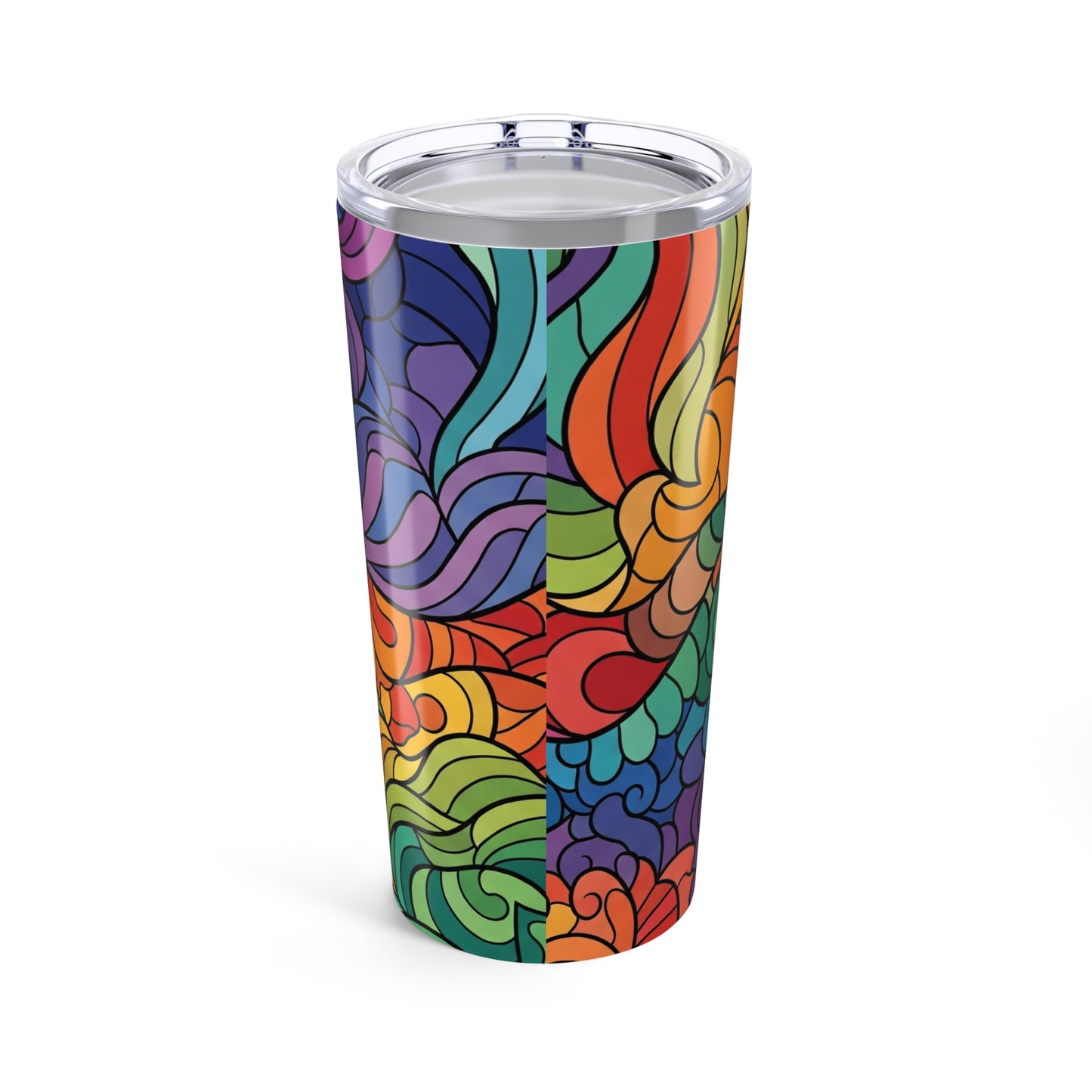 20 Oz Stainless Steel Tumbler With Lid Double Wall Vacuum Insulation Leak Proof BPA Free Travel Mug