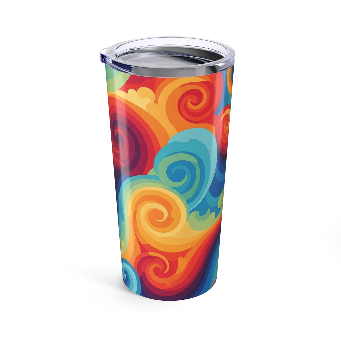 20oz Stainless Steel Travel Mug Double Wall Vacuum Insulated Bpa Free Printed Coffee Cup For Hot And Cold Beverages