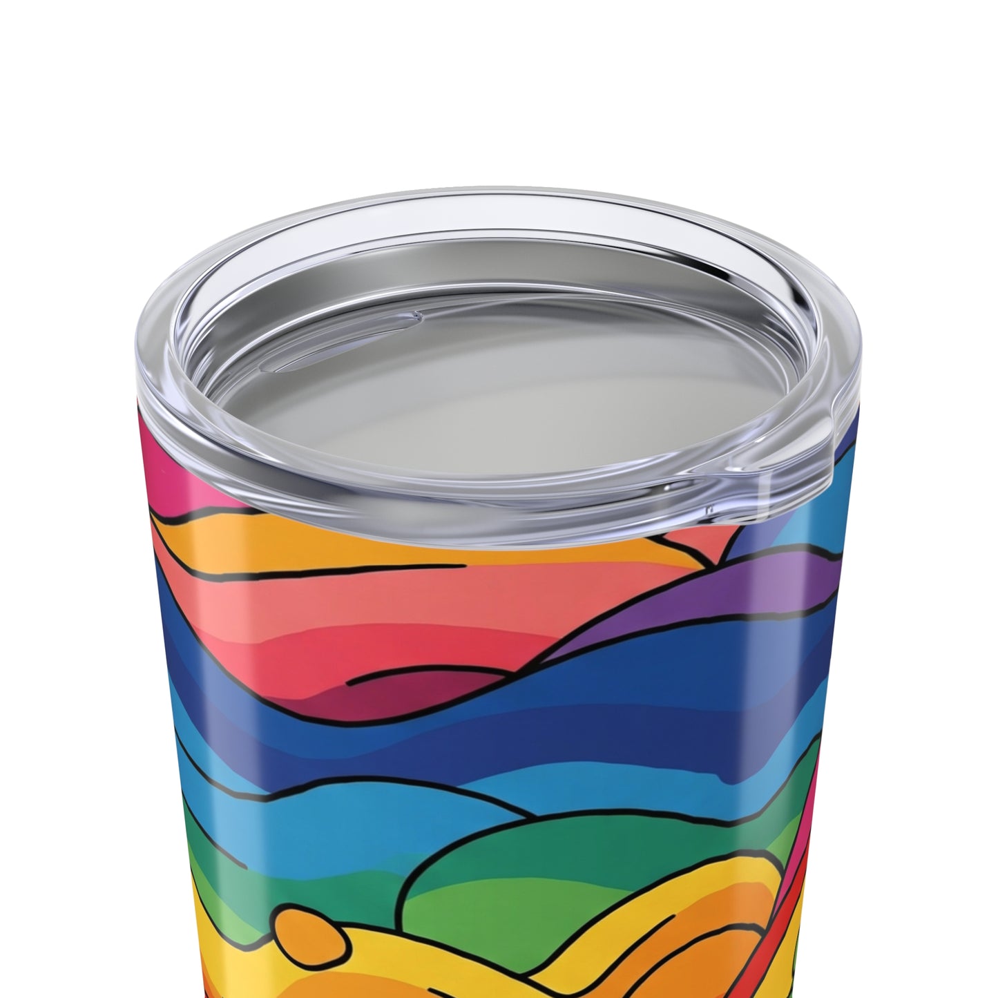 20oz Stainless Steel Tumbler With Design Double Wall Insulation Spill Resistant Travel Mug For Hot And Cold Drinks