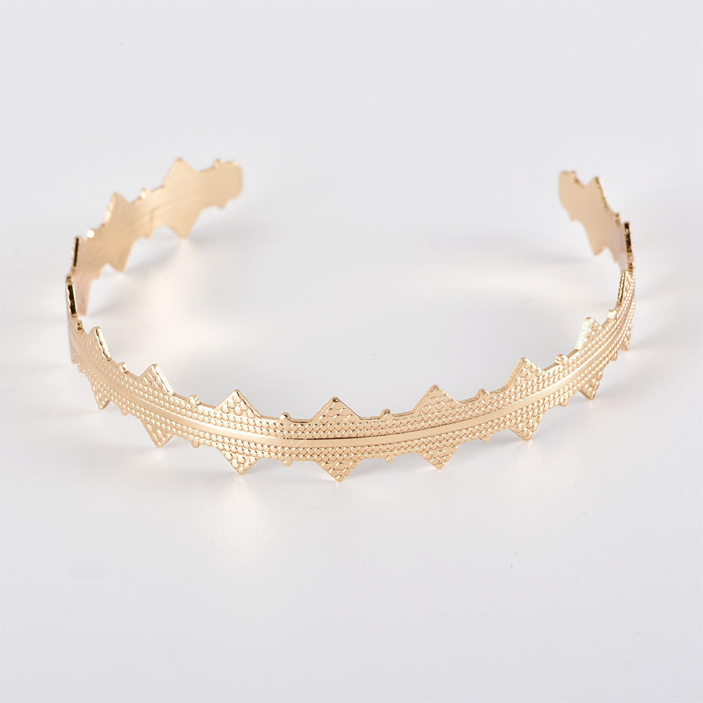 Geometric Alloy Bangle Bracelet Set Individually Packed Fashion Accessory For Travel And Gifts For Travel Uses