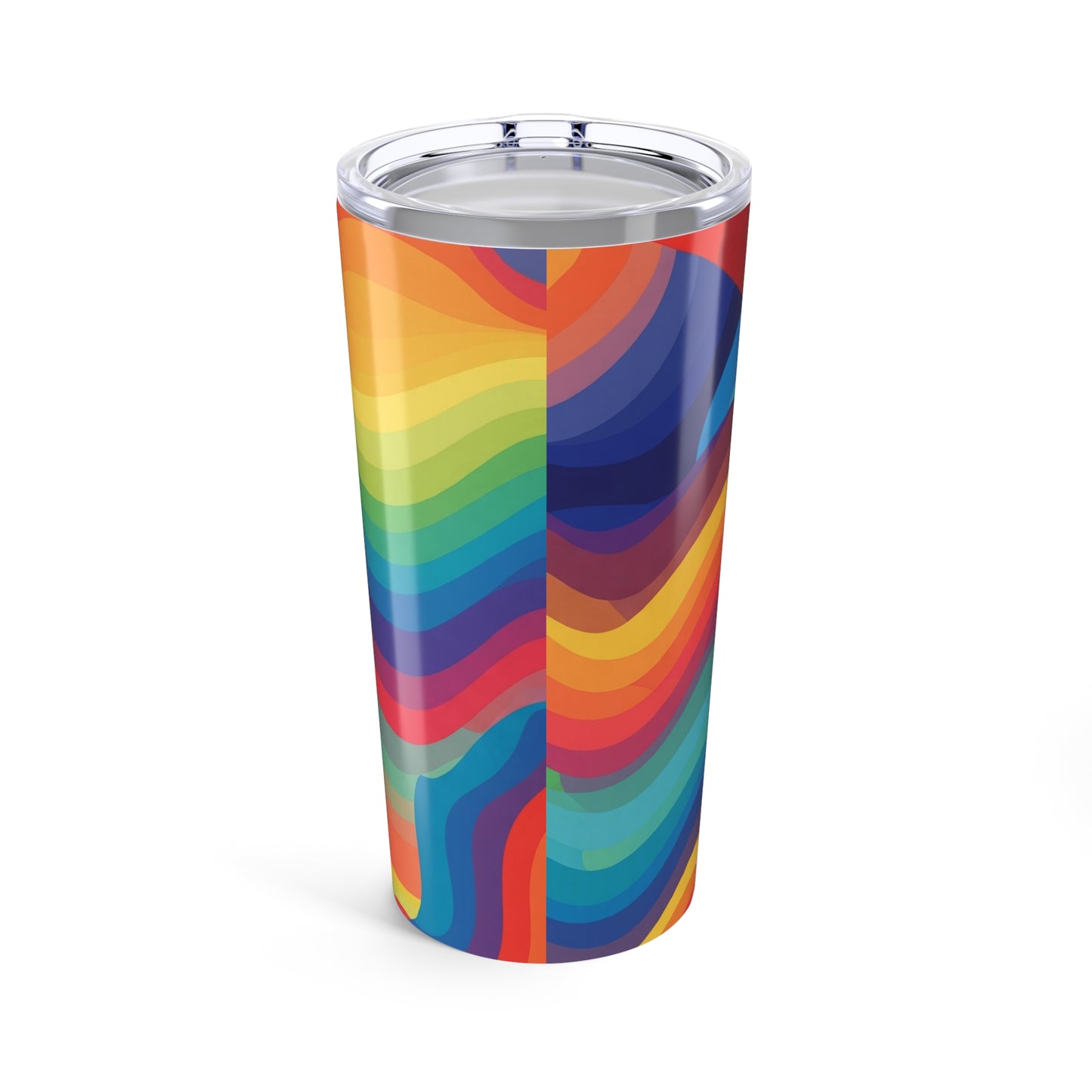 20 Ounce Steel Travel Mug With Printed Graphics Insulated Leak Proof Thermal Durable Hot Cold Drink Container Lid