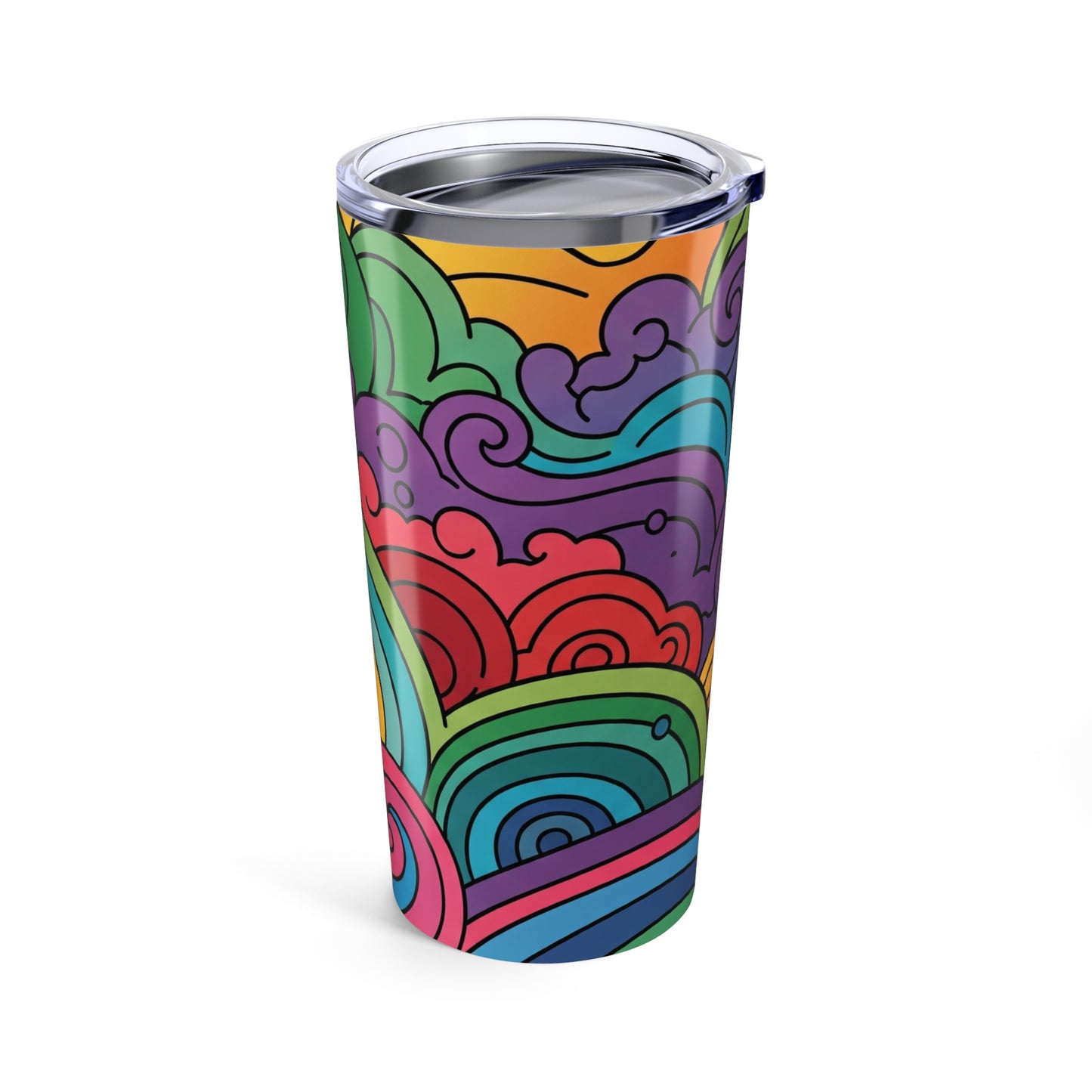 20oz Stainless Steel Travel Mug With Double Wall Vacuum Insulation Leak Proof Design And Dishwasher Safe For