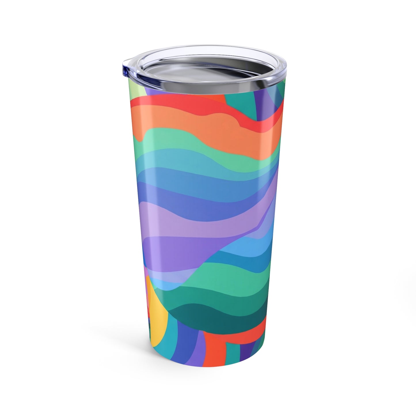 20oz Stainless Steel Tumbler With Printed Pattern Double Wall Vacuum Insulated Spill Resistant BPA Free Thermal