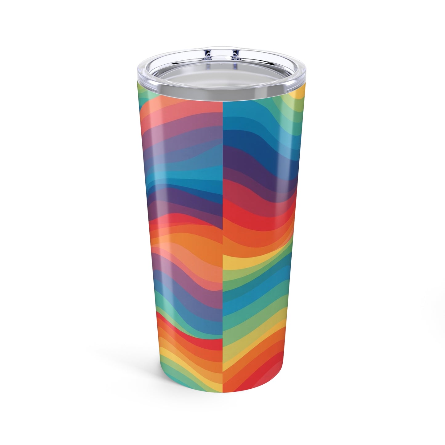 20oz Stainless Steel Printed Tumbler With Double Wall Vacuum Insulation Travel Mug Spill Resistant Thermal Cup