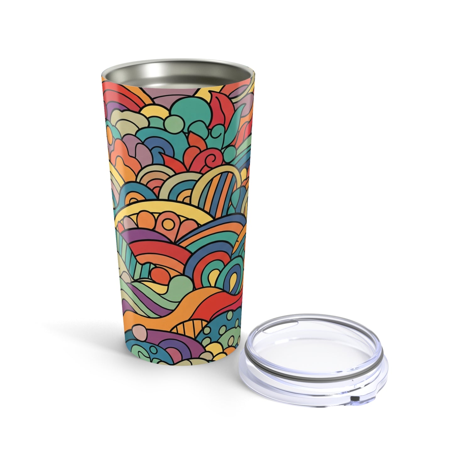 20oz Stainless Steel Travel Mug With Double Wall Vacuum Insulation Spill Resistant Lid Dishwasher Safe