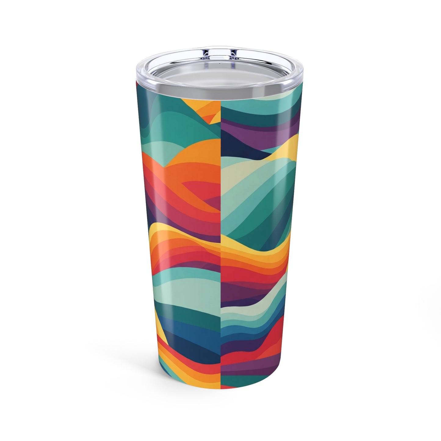 20oz Stainless Steel Tumbler With Printed Design Double Wall Vacuum Insulation Spill Resistant And Dishwasher Safe