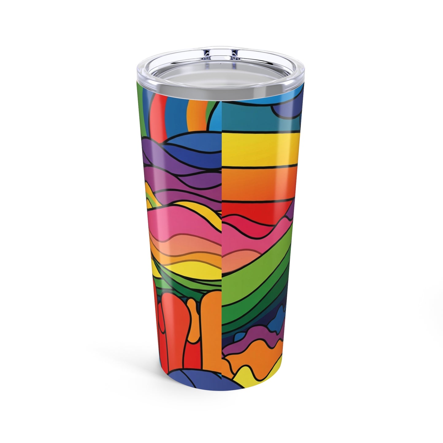 20oz Stainless Steel Tumbler With Double Wall Vacuum Insulation Spill Resistant Construction For Hot Or Cold