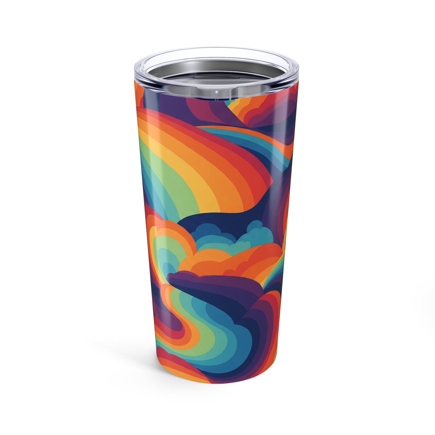 20 Oz Stainless Steel Printed Coffee Cup With Double Wall Vacuum Insulation Spill Resistant Travel Mug BPA Free