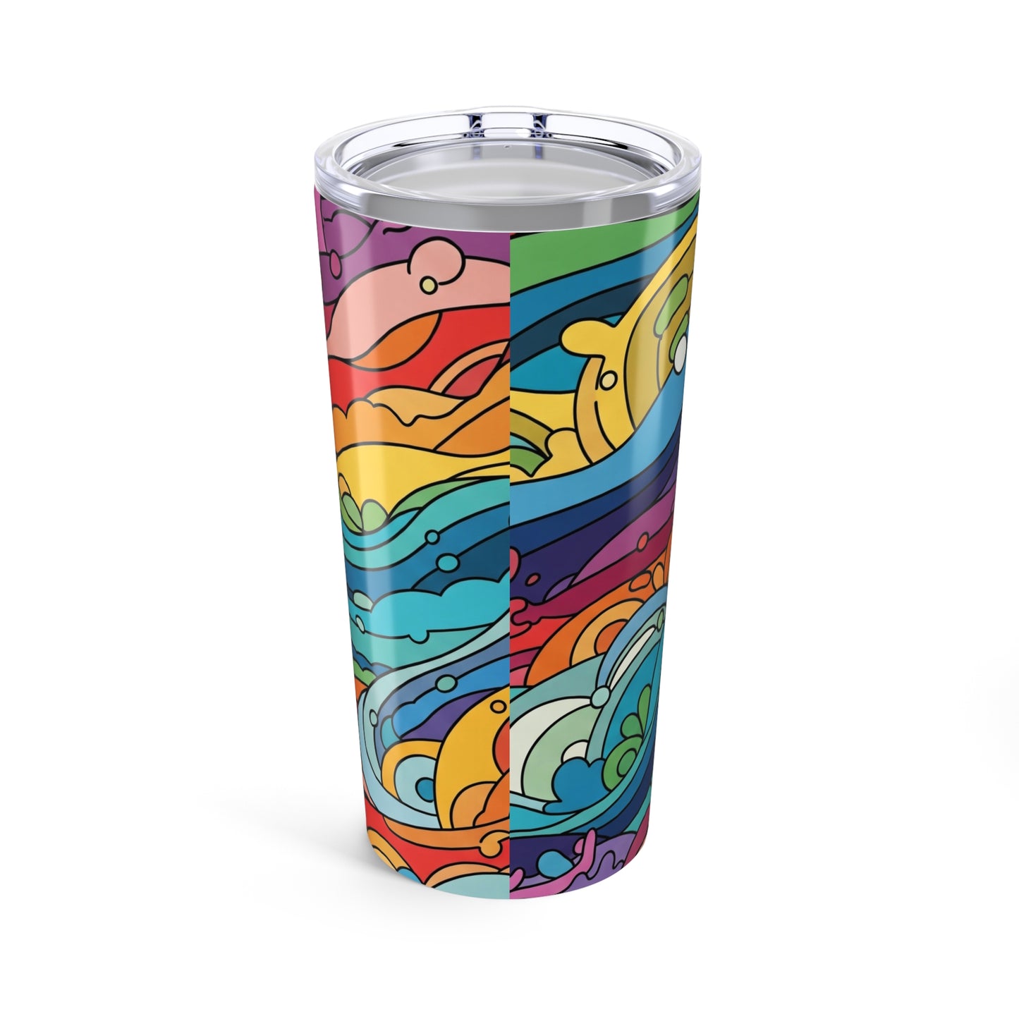 20 Oz Stainless Steel Tumbler With Double Wall Vacuum Insulation Leak Proof Construction For Hot Or Cold Drinks