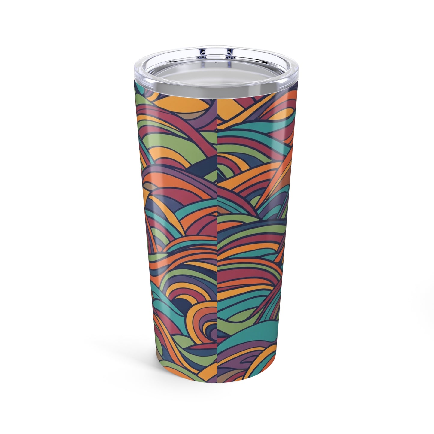 20oz Stainless Steel Tumbler With Double Wall Vacuum Insulation Keeps Hot And Cold Beverages Spill Resistant Leak