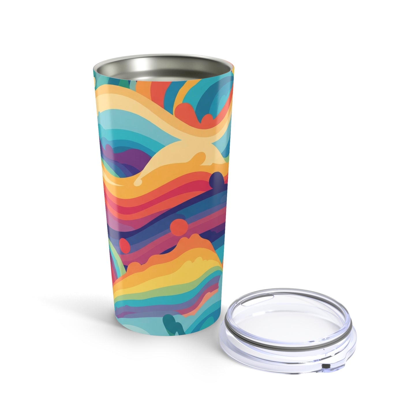 20oz Stainless Steel Travel Tumbler With Double Wall Vacuum Insulation Spill Resistant Lid For Hot And Cold Drinks