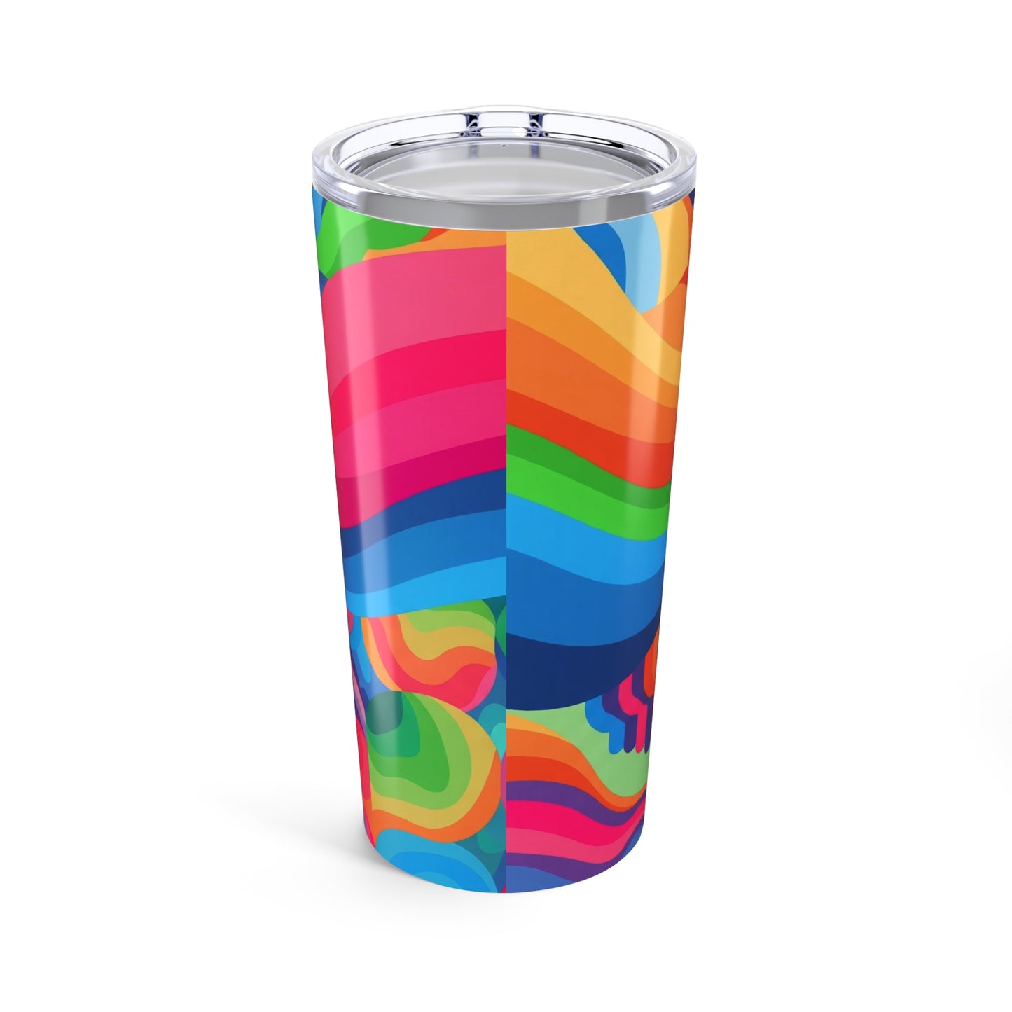 20oz Stainless Steel Tumbler With Double Wall Vacuum Insulation For Hot Or Cold Beverages Printed Design