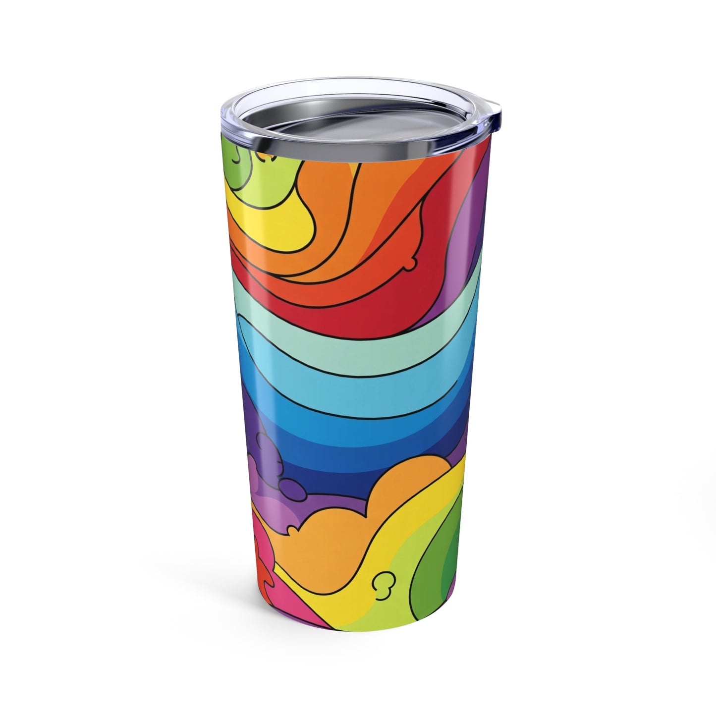 20oz Stainless Steel Tumbler With Double Wall Vacuum Insulation Travel Mug Spill Resistant For Hot And Cold