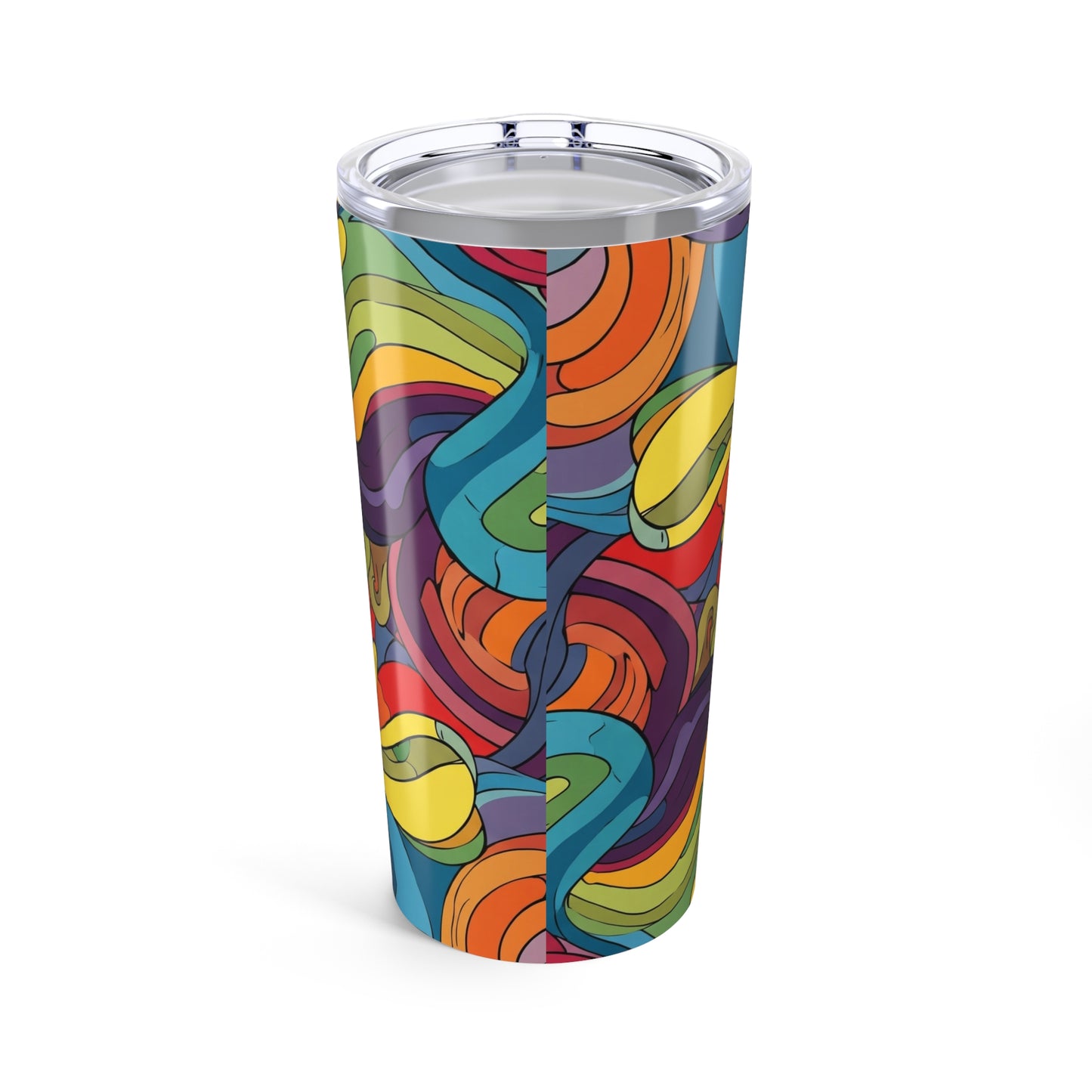 20Oz Printed Stainless Steel Tumbler With Double Wall Vacuum Insulation Leak Resistant BPA Free Hot And Cold Drink