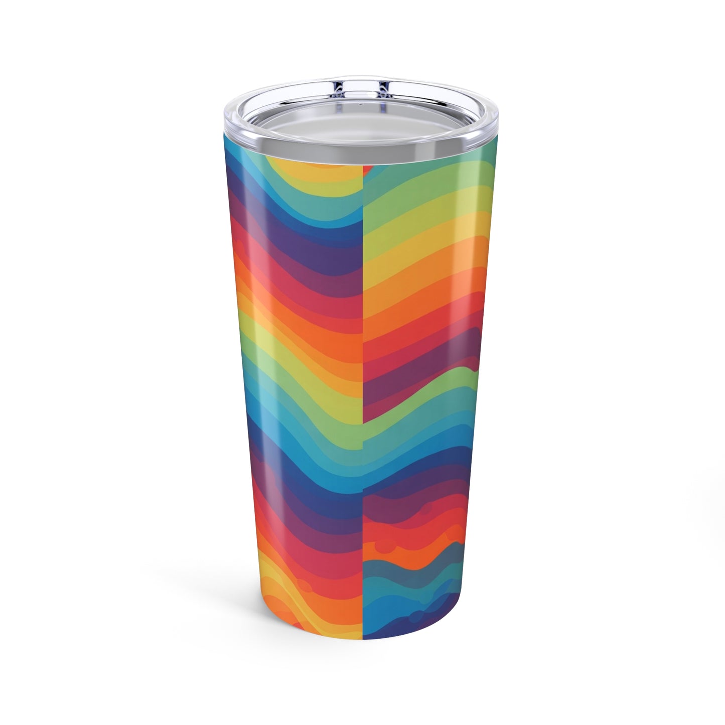 20 Oz Stainless Steel Printed Tumbler Double Wall Vacuum Insulated Spill Resistant Thermal Travel Mug With Lid BPA