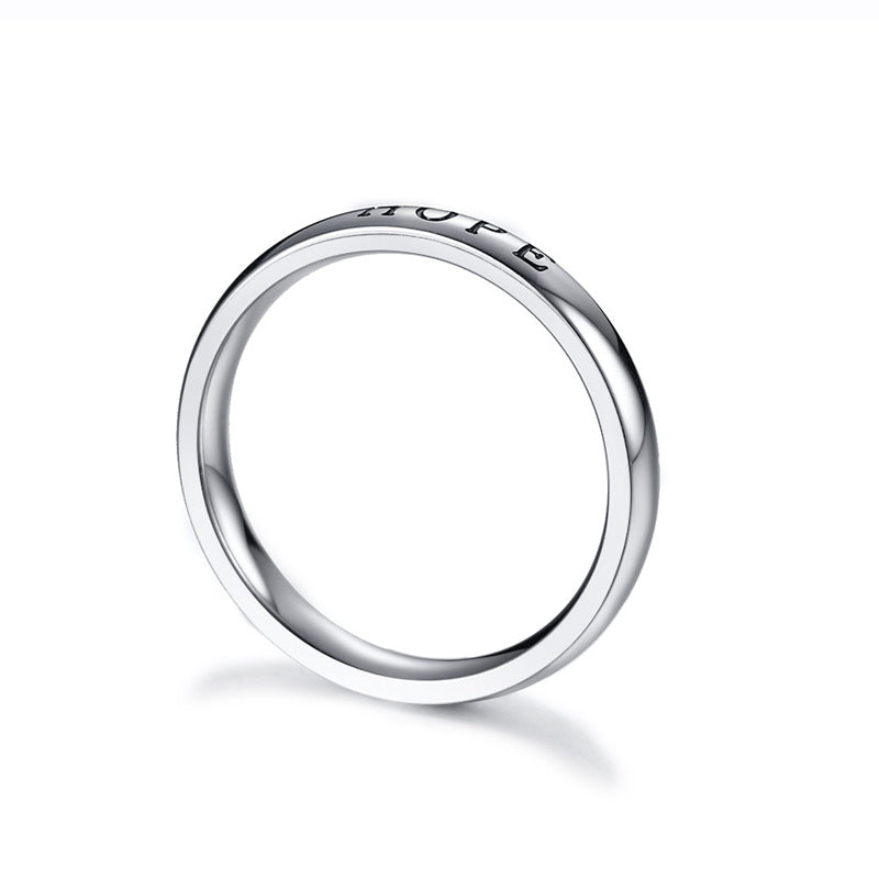 Stainless Steel Ring for Women Geometric Design Decoration Fashion Jewelry Accessory Elegant Jewelry Accessory