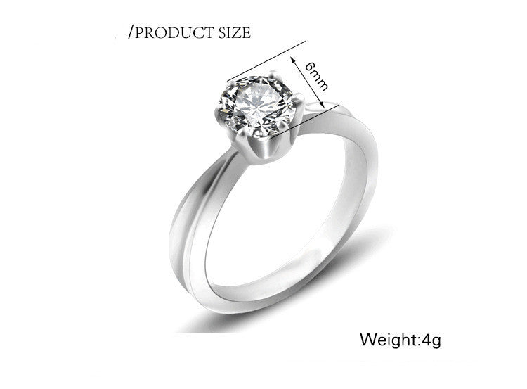 Titanium Steel Ring Geometric Plating Wedding Gift Idea For Modern Lightweight Everyday Jewelry For Sleek Look