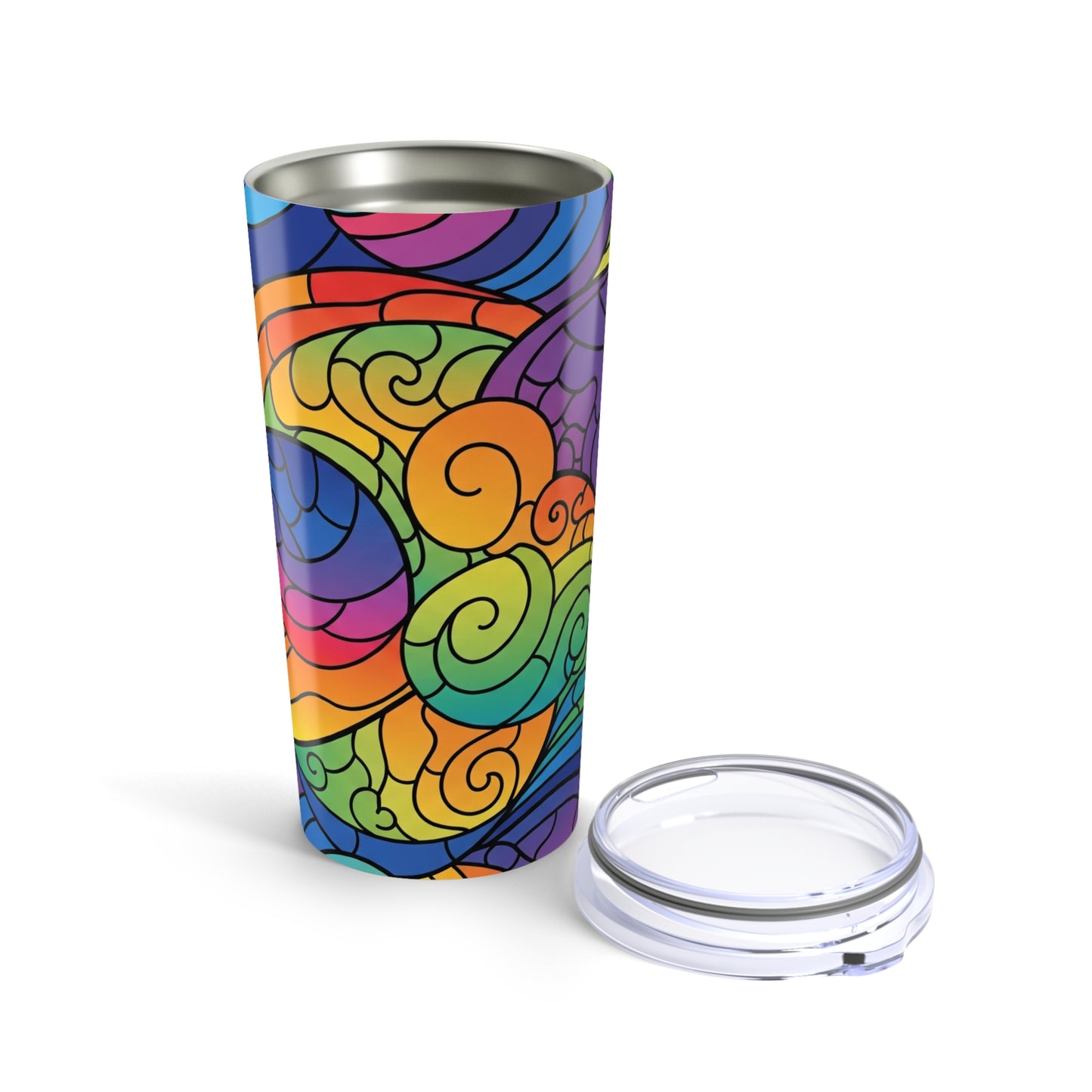20oz Double Wall Vacuum Insulated Stainless Steel Tumbler Spill Resistant Travel Mug Keeps Hot Or Cold Drinks Daily