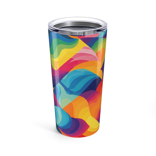 20oz Stainless Steel Travel Mug With Double Wall Insulation Leak Proof Thermal Design And Printed Design For Hot