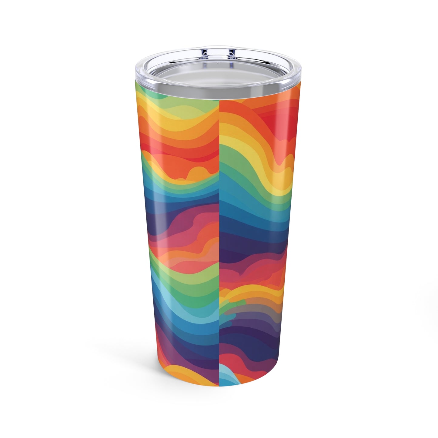 20oz Stainless Steel Tumbler With Double Wall Vacuum Insulated Spill Resistant Lid And Durable Printed Travel