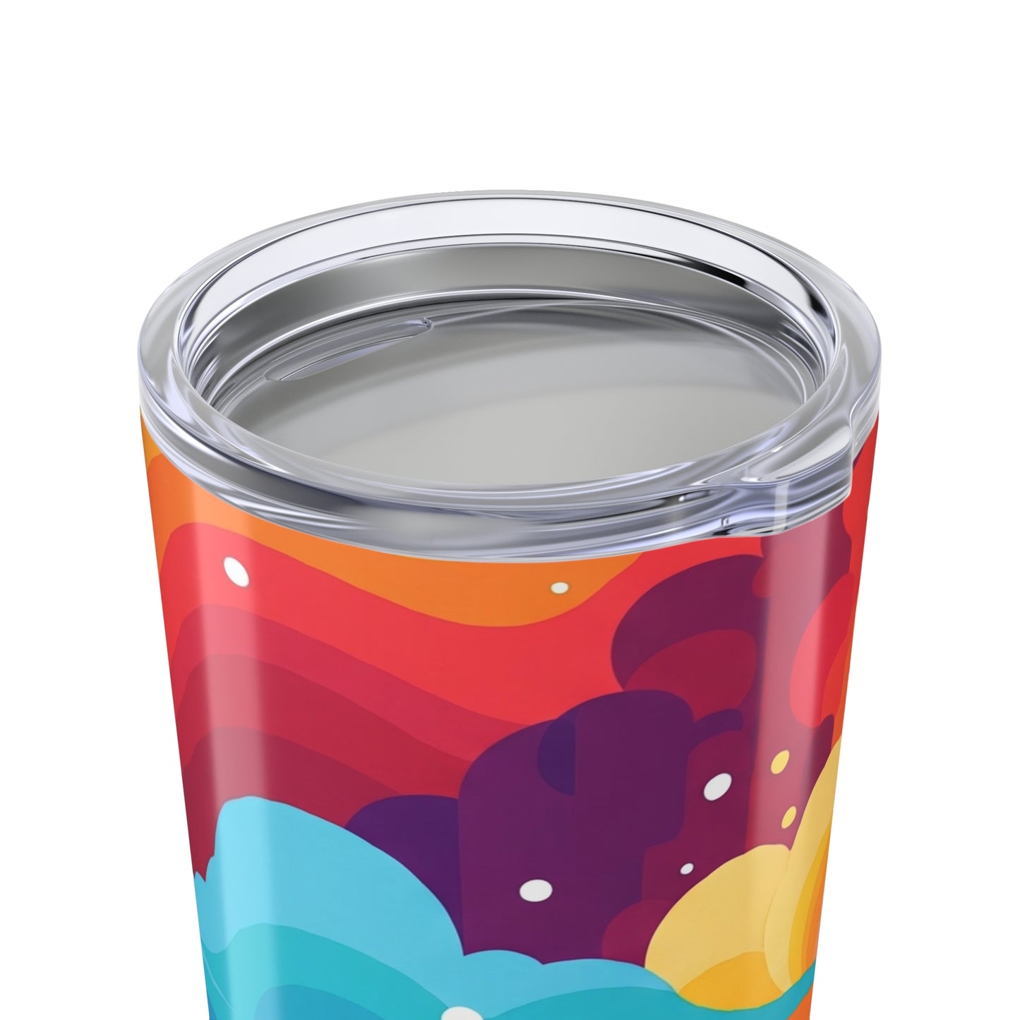 20oz Stainless Steel Tumbler With Double Wall Vacuum Insulation Leak Proof Travel Mug Printed Artwork for Everyday