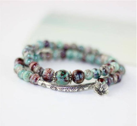 Handmade Ceramic Bracelets Unisex Geometric Design Individually Packed Customizable for Advertising Promotions