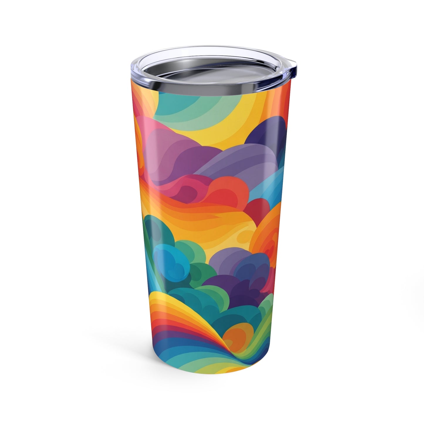 20oz Stainless Steel Printed Tumbler With Double Wall Vacuum Insulation Spill Resistant For Hot And Cold Beverages