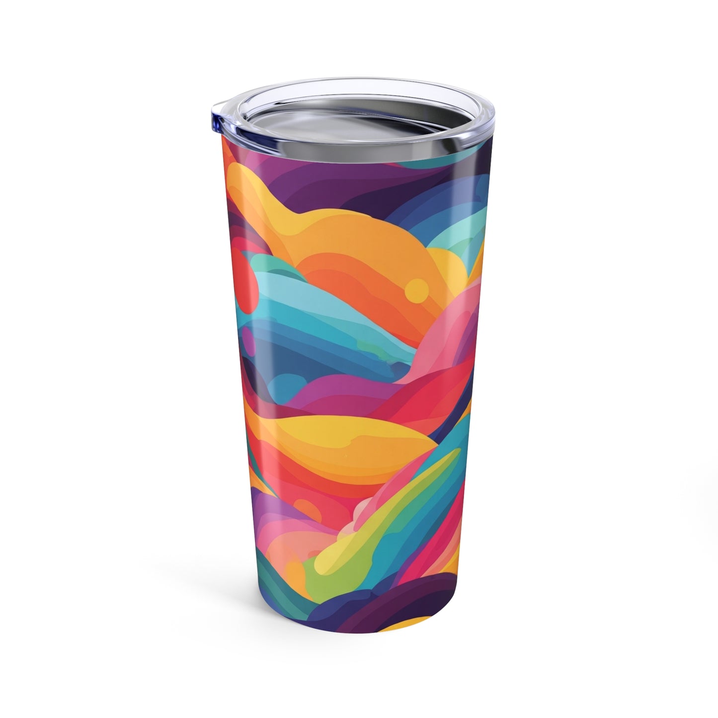 20oz Stainless Steel Mug With Double Wall Insulation Spill Resistant Durable Printed Design For Hot Or Cold Drinks