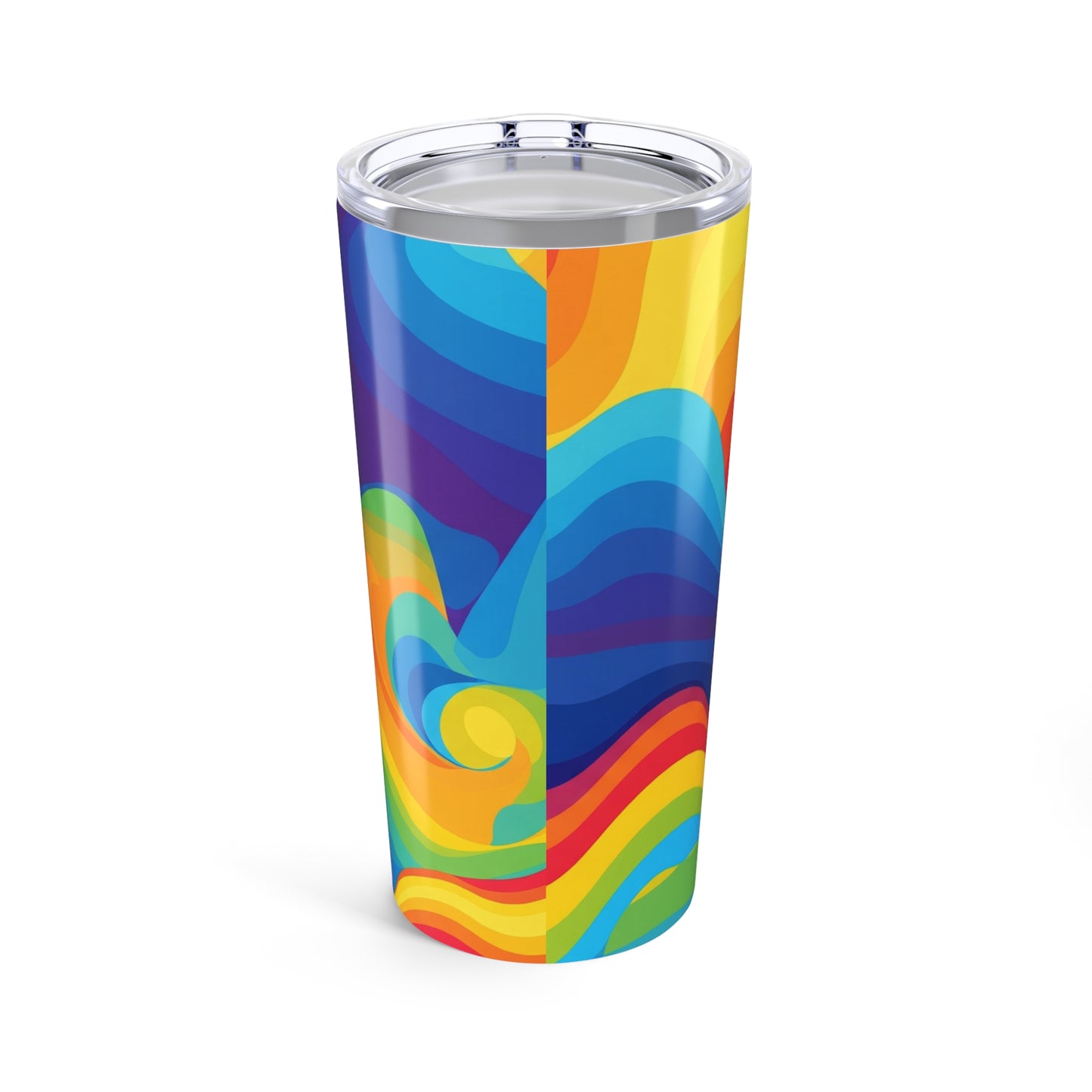 20oz Stainless Steel Tumbler With Double Wall Insulation Dishwasher Safe Travel Mug Printed Art Keeps Beverages