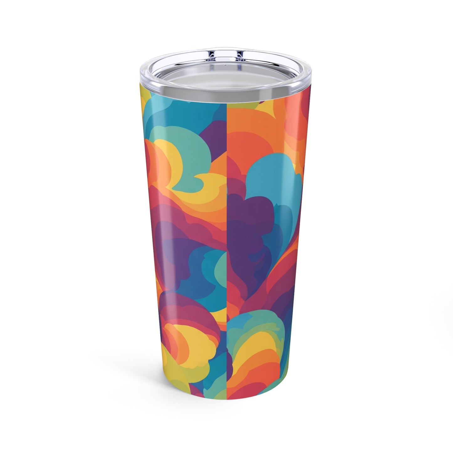 20oz Stainless Steel Tumbler With Double Wall Insulation And Spill Resistant Lid For Hot Or Cold Beverages On The
