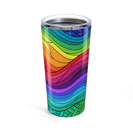 20oz Stainless Steel Tumbler With Double Wall Vacuum Insulation Leak Proof Durable Everyday Beverage Container