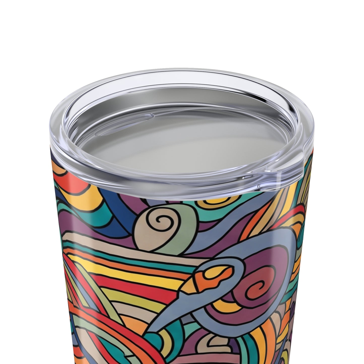 20oz Stainless Steel Tumbler With Double Wall Vacuum Insulation And Spill Resistant Lid For Hot Or Cold Drinks