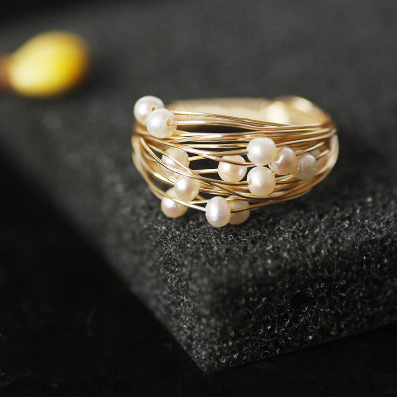 Freshwater Pearl Ring Elegant Design for Everyday Wear and Special Occasions Simple Natural Pearl Jewelry Pure