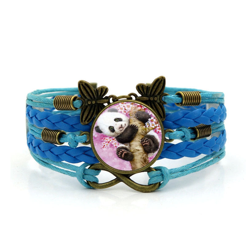 Womens Butterfly Gem Inlay Bracelet Alloy Hand Strap European Style Jewelry For Girls Elegant Accessory Chicly