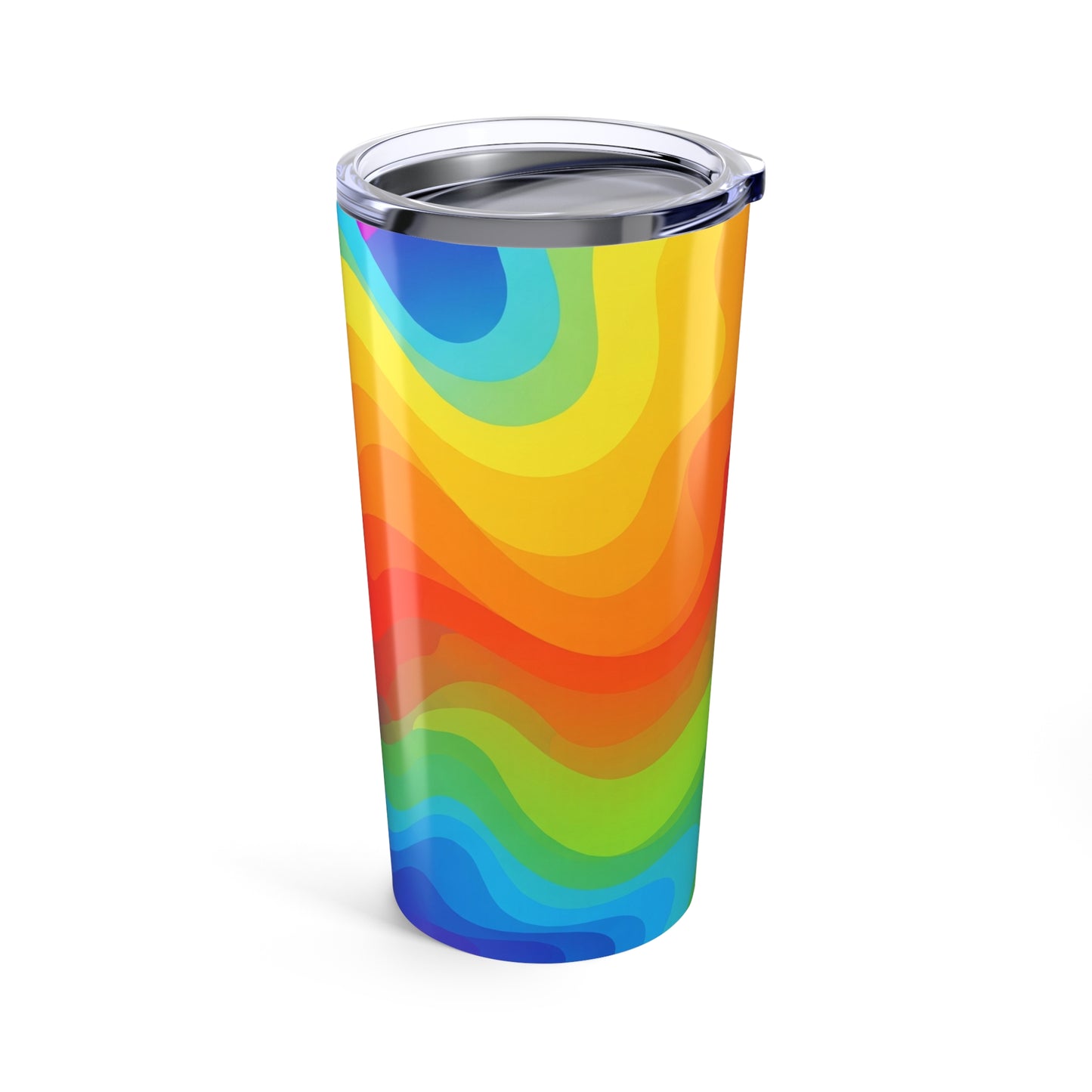 20oz Steel Tumbler With Vivid Printed Design Double Wall Vacuum Insulation Spill Proof Travel Mug For Hot Cold