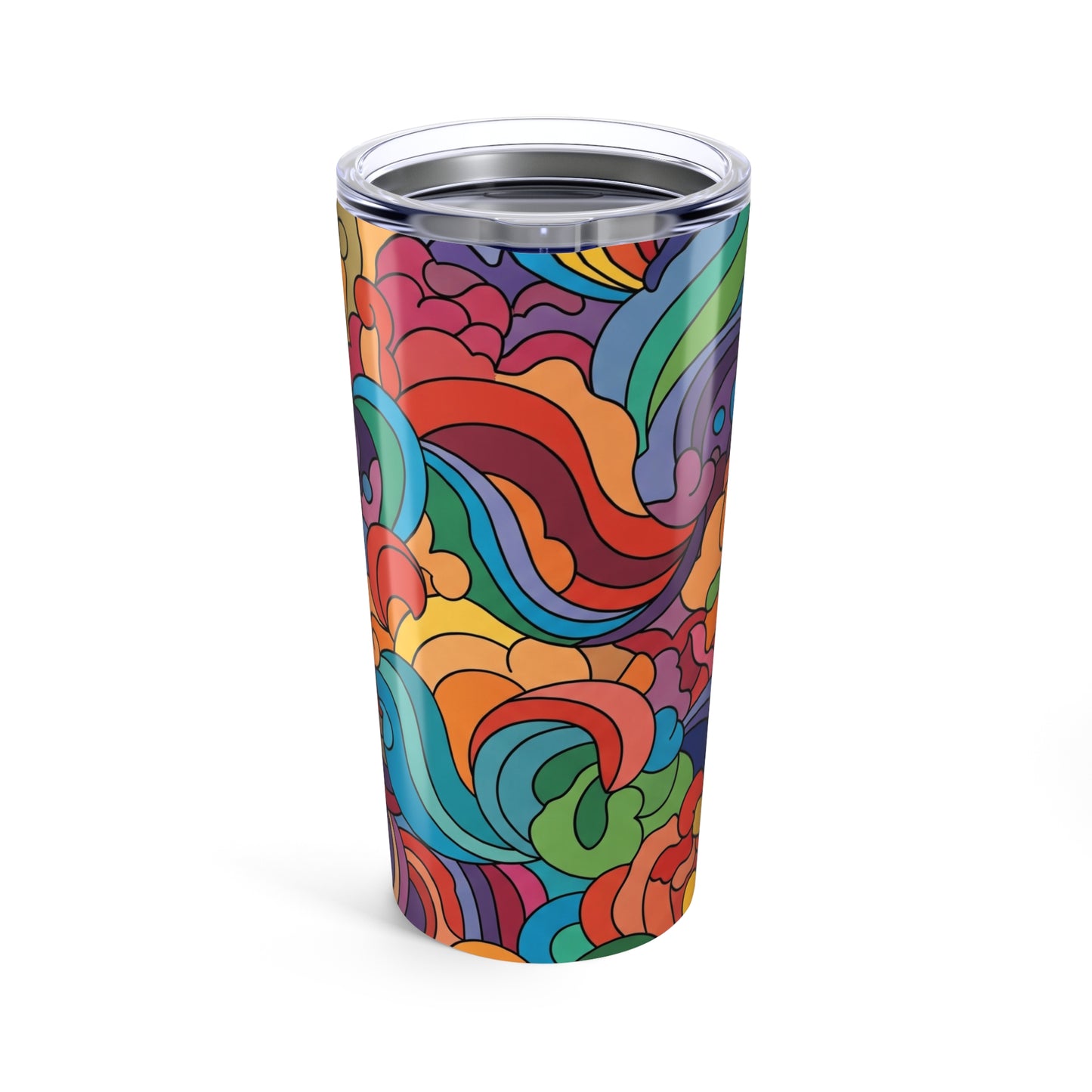 20oz Stainless Steel Travel Mug With Double Wall Vacuum Insulation Leak Proof Tumbler For Hot And Cold Beverages