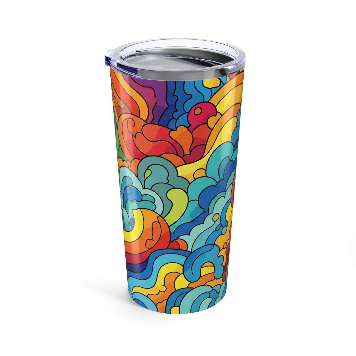 20oz Stainless Steel Tumbler With Double Wall Vacuum Insulation Spill Resistant Thermal Travel Mug For Everyday Use