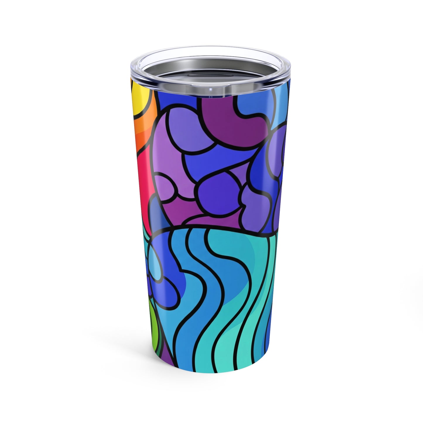 20 Ounce Stainless Steel Tumbler With Double Wall Vacuum Insulation Travel Mug For Hot And Cold Beverages Durable