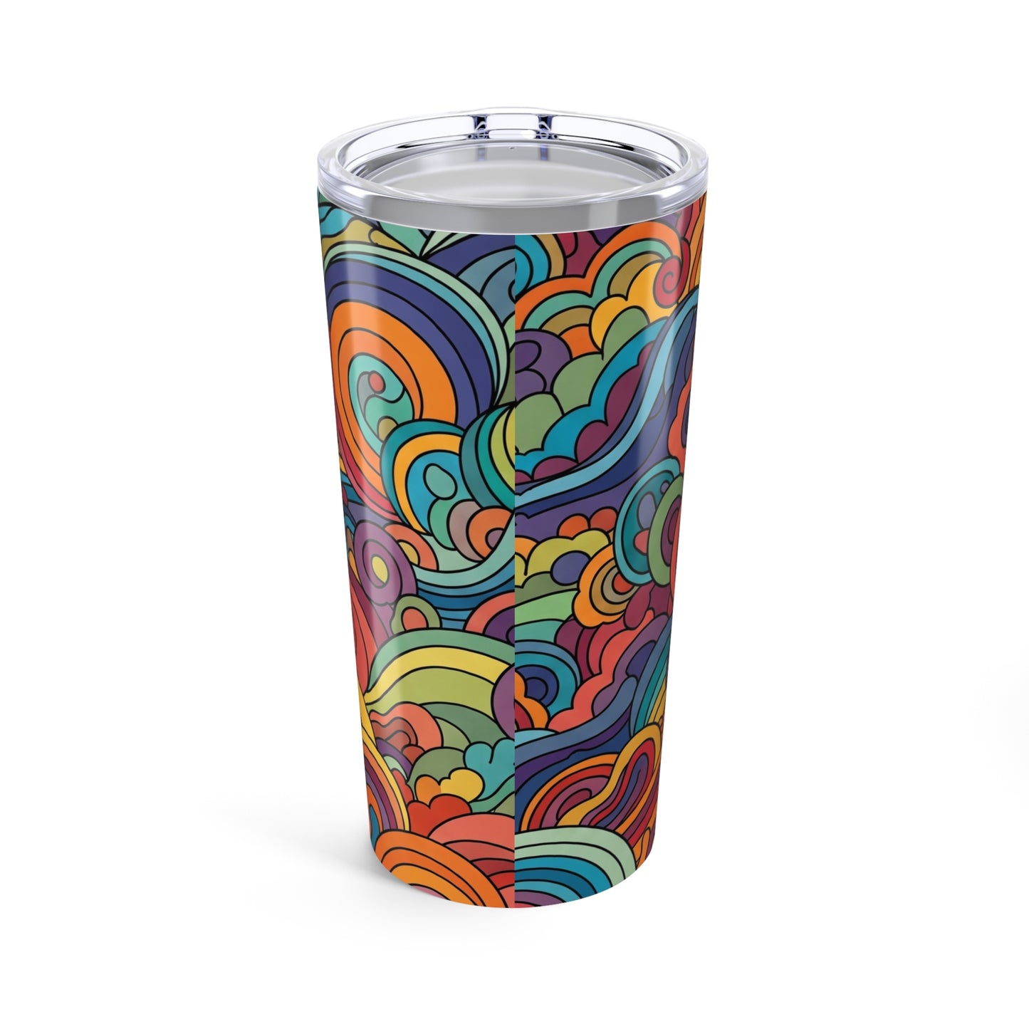20 Oz Stainless Steel Tumbler With Double Wall Vacuum Insulation Spill Resistant Travel Mug Keeps Drinks Hot Or