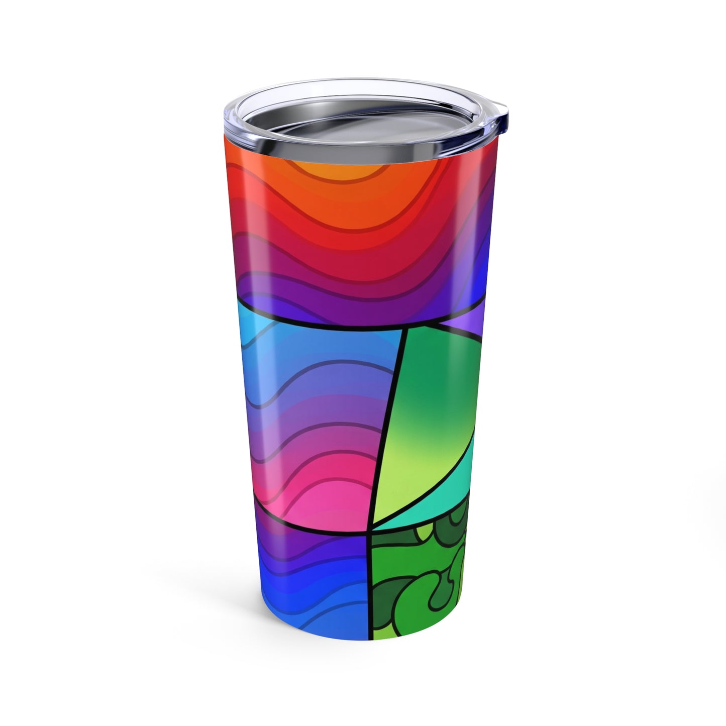20oz Stainless Steel Travel Mug With Double Wall Vacuum Insulation Spill Resistant Thermal Coffee Cup Printed