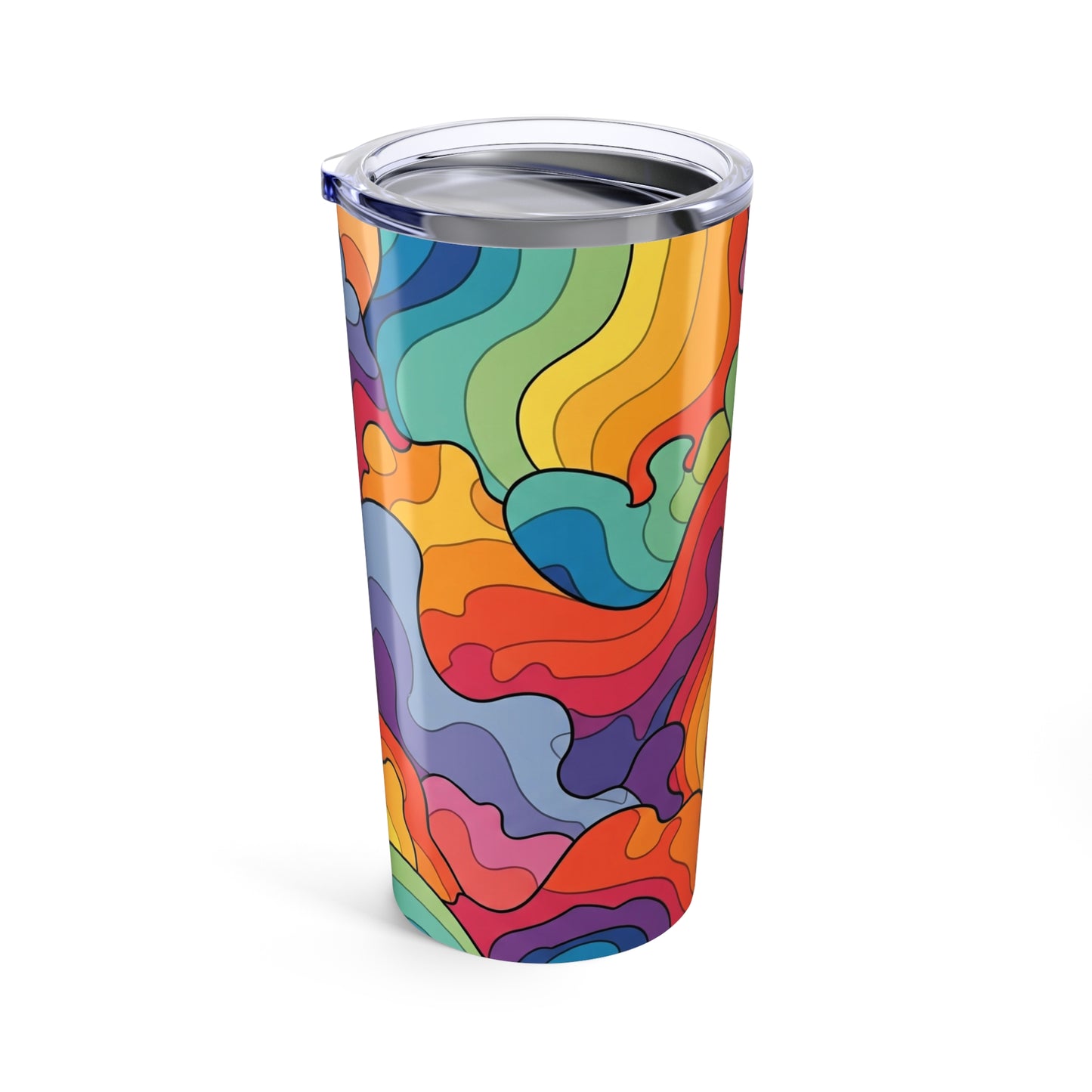 20oz Stainless Steel Tumbler With Durable Artfully Printed Design Double Wall Vacuum Insulated Spill Resistant