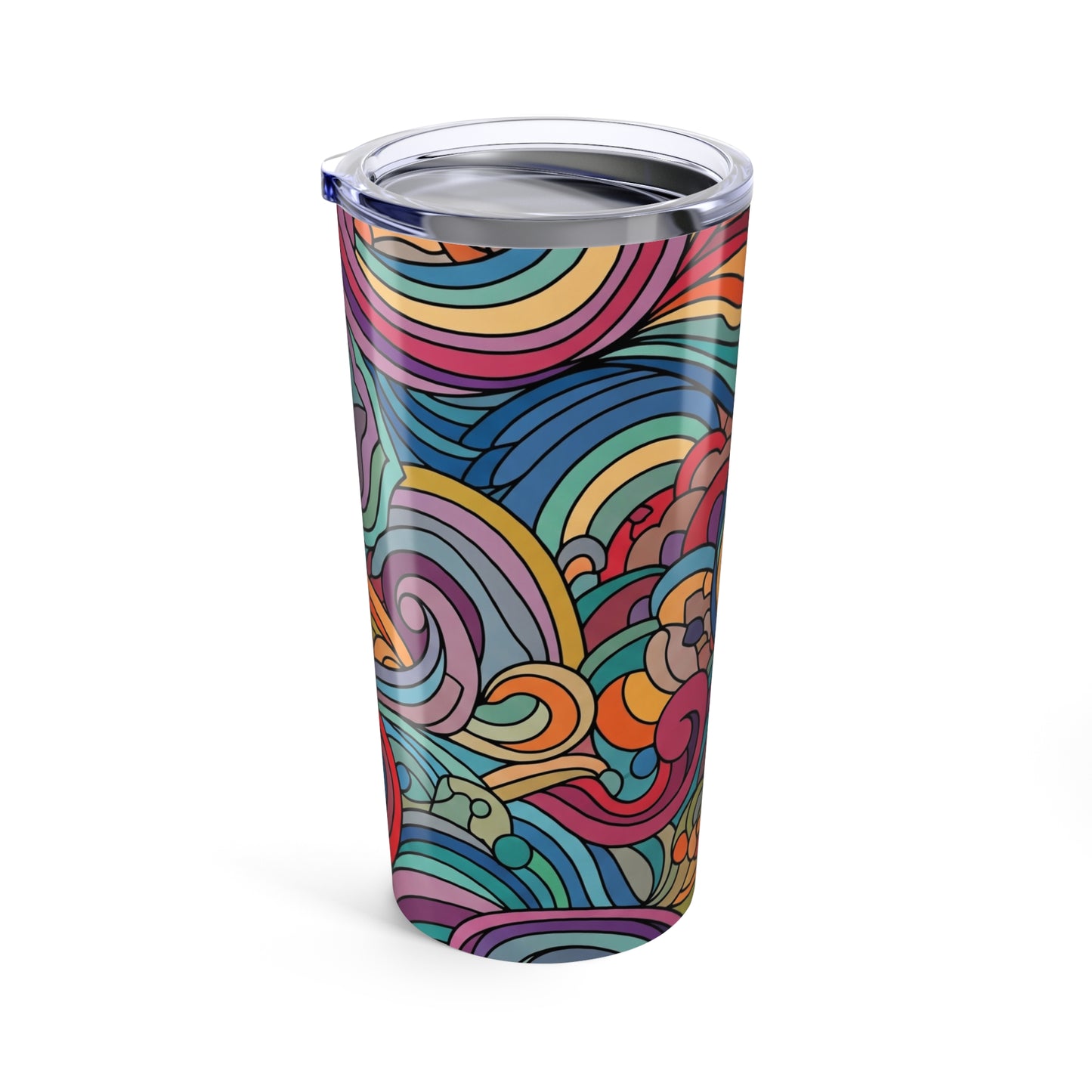 20oz Stainless Steel Tumbler With Double Wall Vacuum Insulation Leak Proof Build And Printed Artwork For Everyday