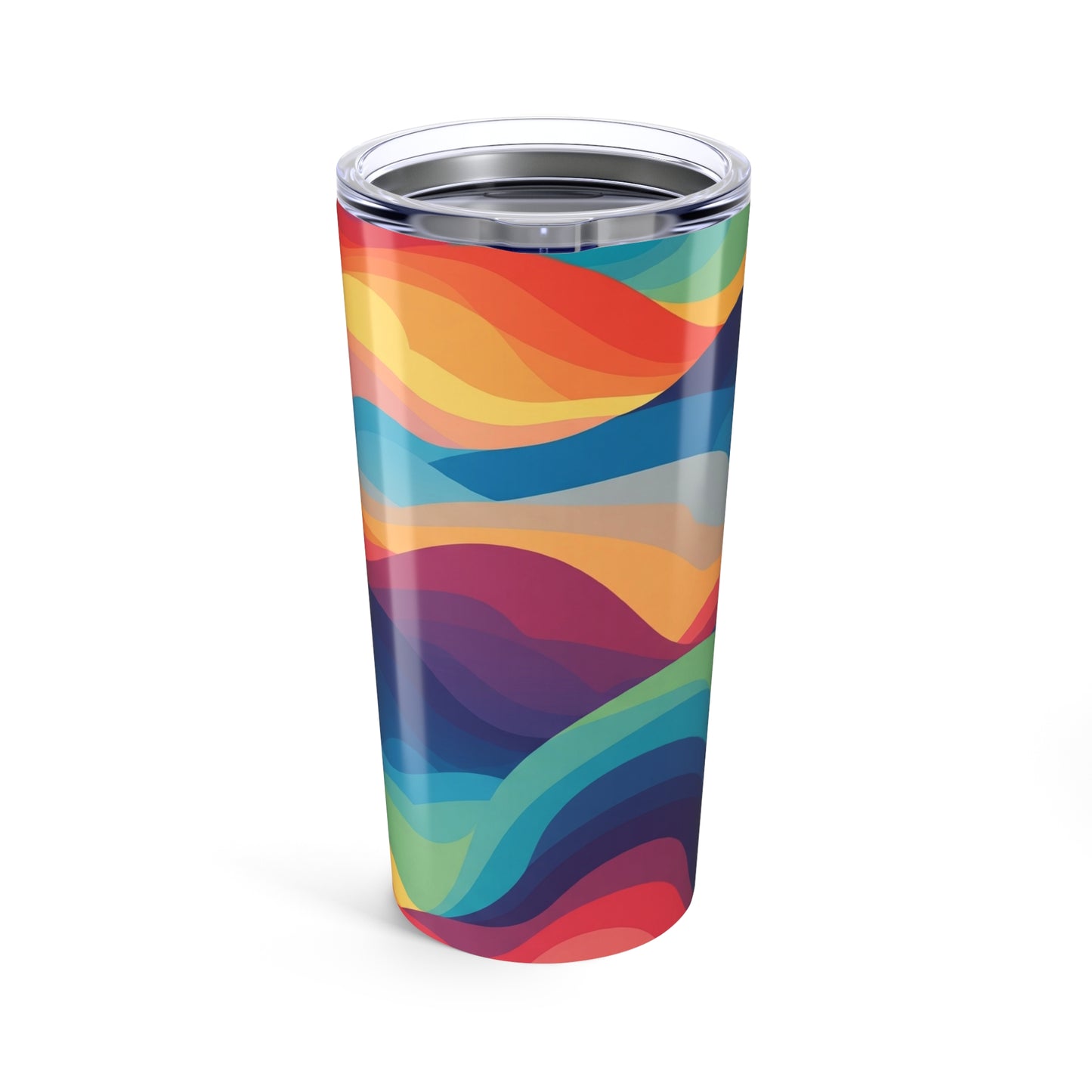 20oz Stainless Steel Tumbler With Printed Art Double Wall Vacuum Insulation Leak Proof Coffee Cup For Hot And Cold