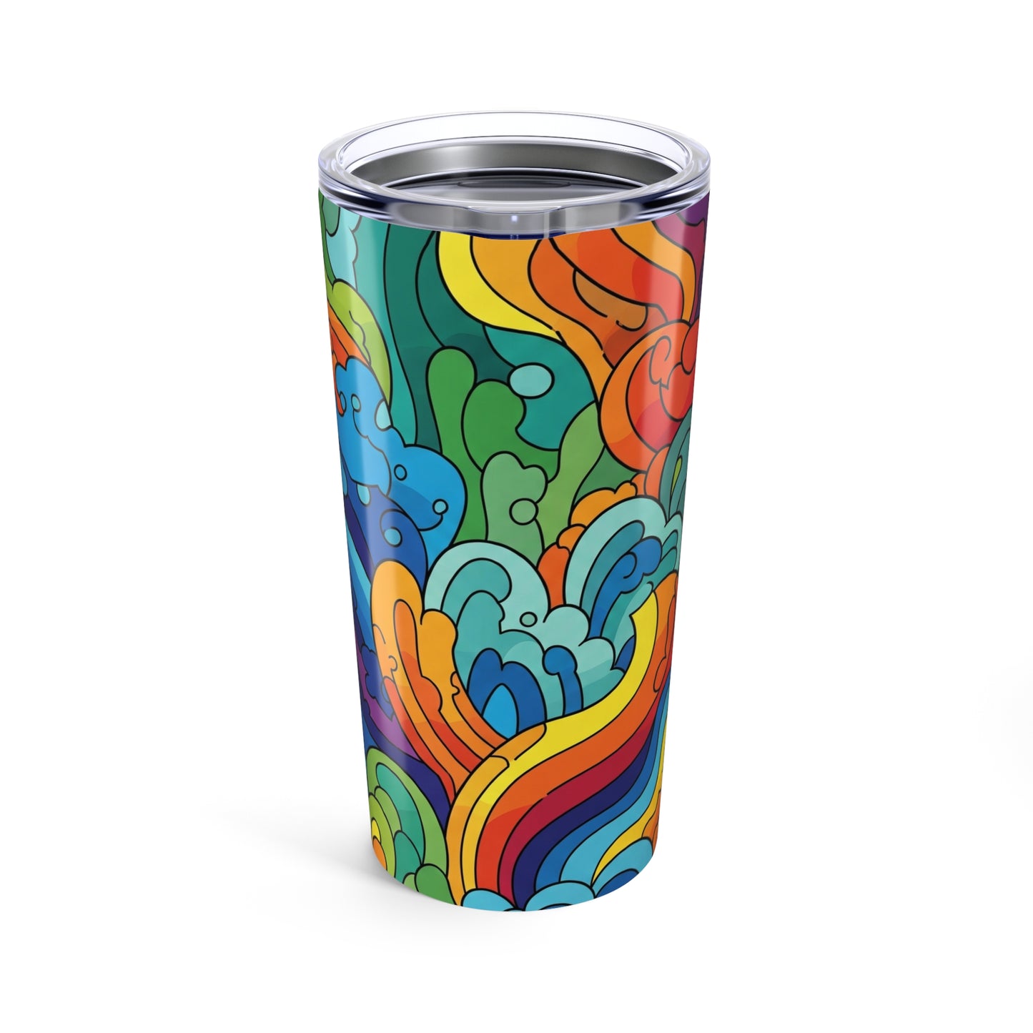 20oz Stainless Steel Tumbler With Double Wall Vacuum Insulation Spill Resistant Thermal Travel Mug For Everyday Use