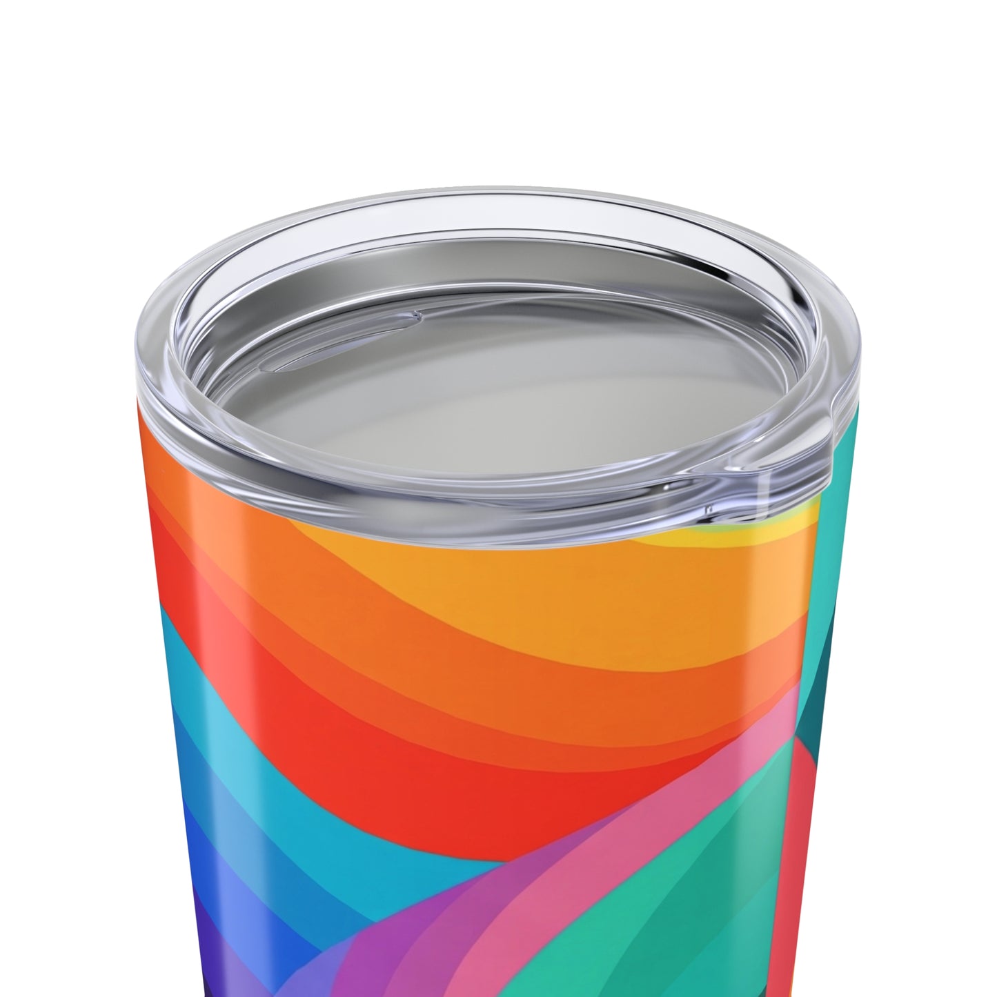 20oz Stainless Steel Printed Tumbler With Double Wall Vacuum Insulation Spill Resistant BPA Free Travel Coffee Cup