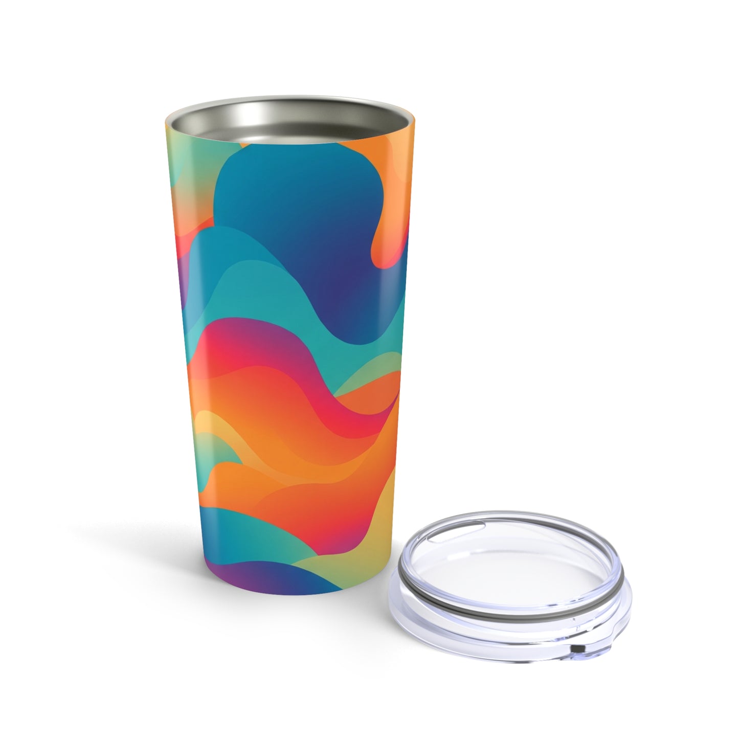 20 Oz Steel Travel Mug Double Wall Vacuum Insulated Spill Resistant Durable Dishwasher Safe Hot And Cold Drinks