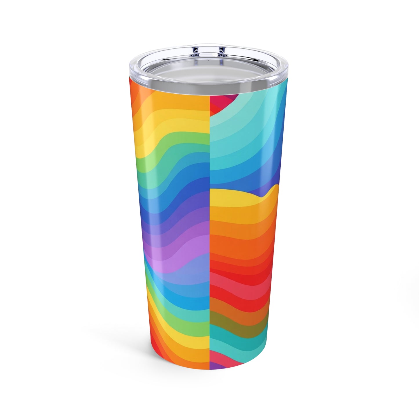 20 Oz Metal Coffee Cup With Graphic Print Vacuum Insulated Leak Proof Lid For Hot Or Cold Beverages Dishwasher Safe