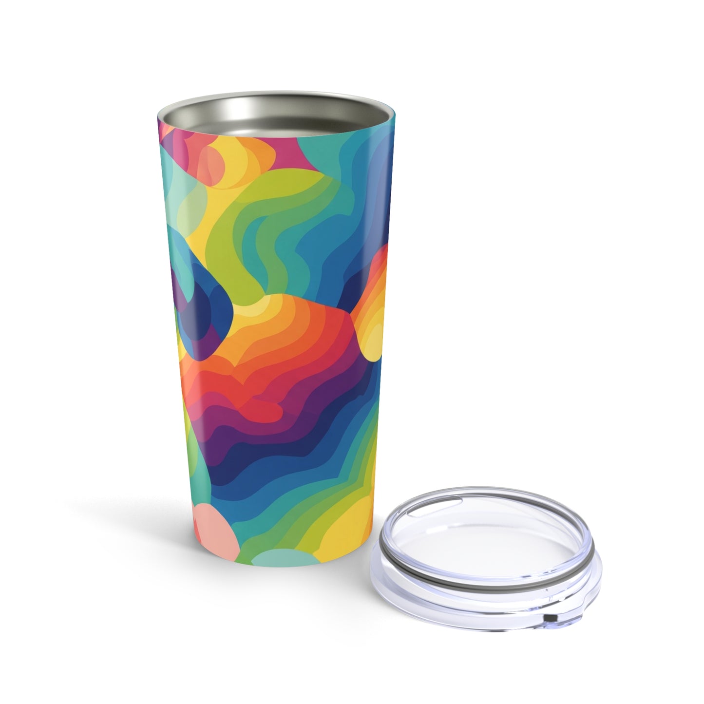 20oz Stainless Steel Tumbler With Double Wall Vacuum Insulation Spill Resistant Travel Mug Dishwasher Safe Printed